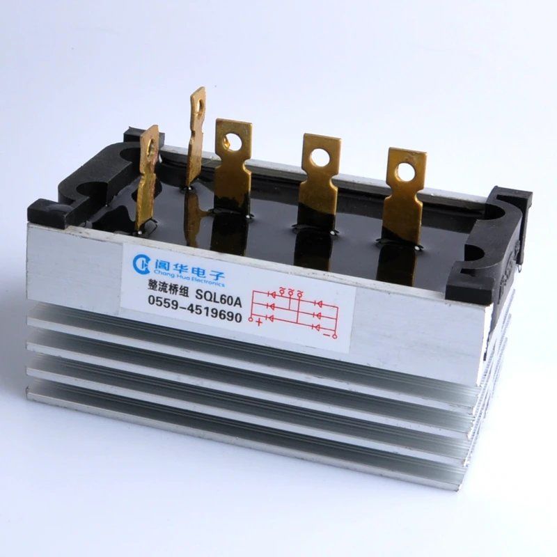 柴油发电机配件三相/单相整流器/整流桥组SQL10A20A40A60A80A100A