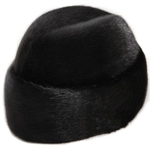 男士仿水貂皮帽地主帽中老年秋冬季老人厚皮草帽子貂皮绒毛保暖裘