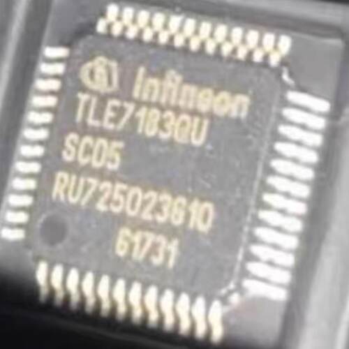 TLE7183QU QFP-48 IC 汽车电脑板北汽EU5水泵驱动IC芯片 全新现货