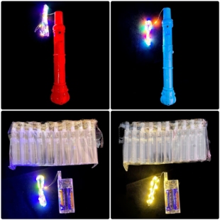 led小彩灯线盒3米电池灯串暖灯发光波波球2节电池盒手柄配件批发