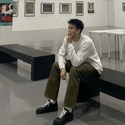 AHelp宽松美式重磅打底T恤