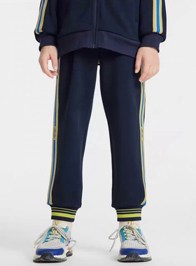 【马】儿童时尚百搭宽松条纹休闲裤简约潮流运动范MA147