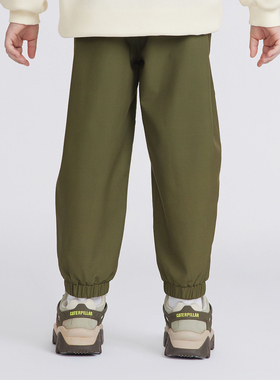 【马】儿童胶印字母时尚宽松休闲裤简约舒适休闲百搭潮流MA133