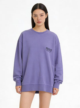 SP系列-时尚宽松慵懒风紫色卫衣P4/P202/P286