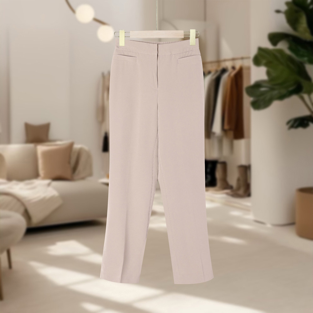 【MB】时尚潮流气质修身显瘦纯色简约百搭休闲裤 MB451