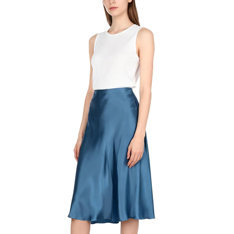 【D玛纳】经典大气百搭半裙中长款气质小清新舒适透气修身DMA915