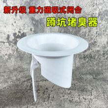 厕所蹲便器便池盖子防臭堵臭器家用卫生间蹲坑式堵孔塞防返味神器