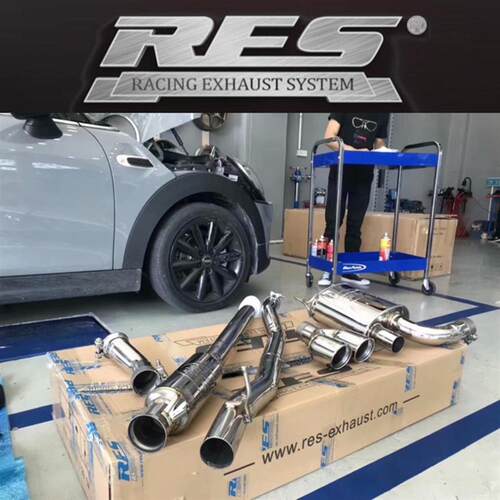 RES中尾段阀门排气管头段适用MINI COOPER F55 F56 F57 JCW包围