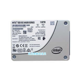 Intel/英特尔 S4510系列 S4500 3.84T企业级固态硬盘2.5 SATA接口