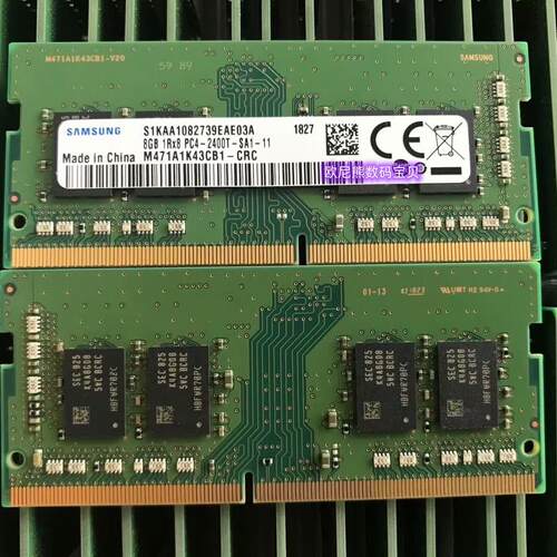 三星原厂8GB 1RX8 PC4-2400T笔记本内存条M471A1K43CB1-CRC DDR4