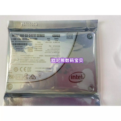 Intel固态企业级硬盘 SSD D3-S4510 480G SATA 6Gb SSDSC2KB480G8