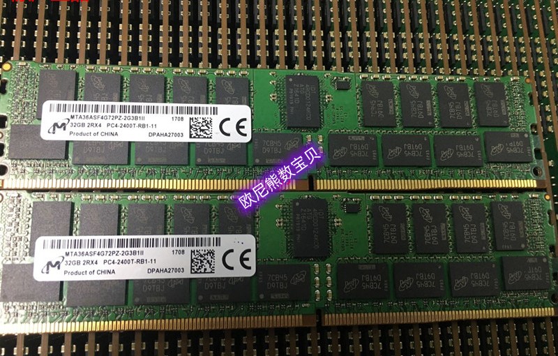 镁光 MTA36ASF4G72PZ-2G6D1QG 32G 2RX4 PC4-2666V DDR4 内存条