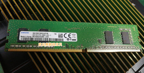 三星4G 1RX16 PC4-2666V-UC0-11 DDR4台式机内存M378A5244CB0-CTD