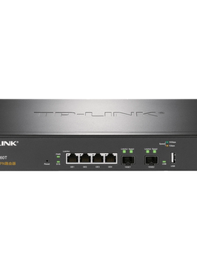TP-LINK普联 TL-ER2260T 万兆上联企业VPN路由器 带机量300左右 2个万兆SFP+光口4个千兆口 pppoe服务器