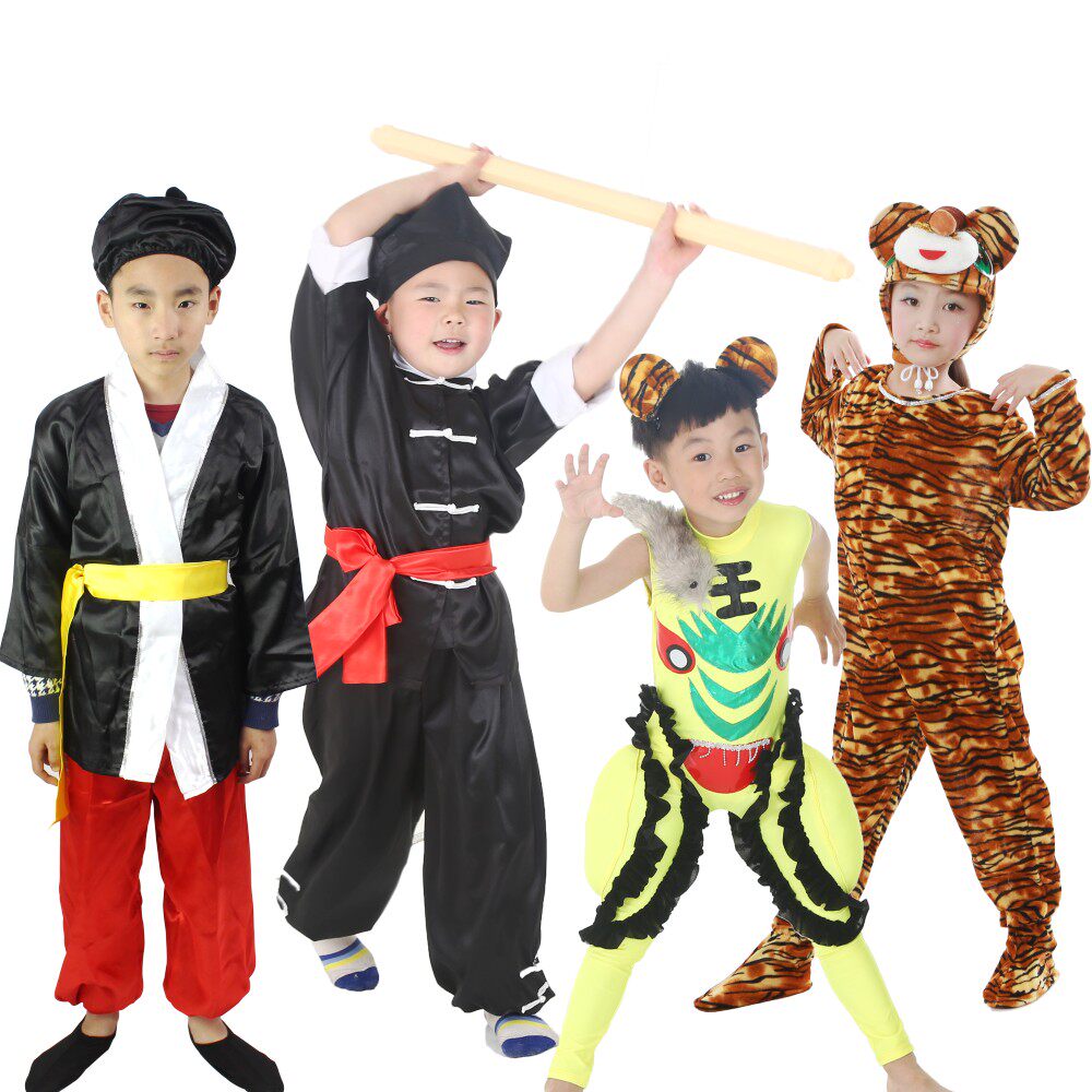 小荷风采舞台剧老虎儿童演出服