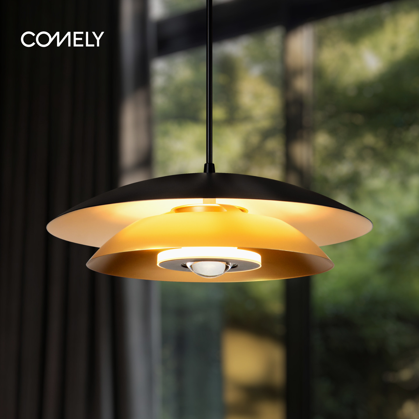 新特丽挪菲松塔轻奢吊灯中复古风吧台单头家用轻商餐厅照明氛围灯,家装灯饰光源,餐厅吊灯,淘宝优惠券,粉丝福利购,淘宝优惠卷