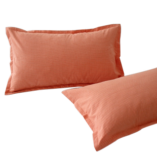 老粗布加厚枕套纯棉100全棉一对 枕套粗麻布48cmx74cm2024年新款