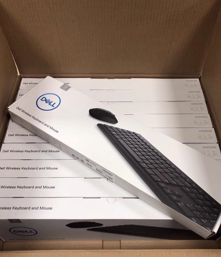 戴尔KM3322W无线键鼠套装键盘鼠标usb2.4G商务办公笔记本电脑台机