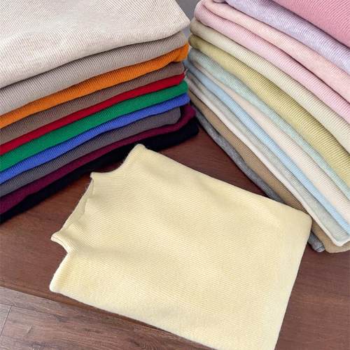 半高领毛衣女针织衫套头