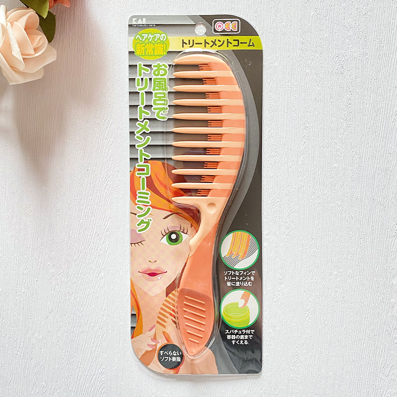 贝印多功能按摩包邮宽齿多功能梳