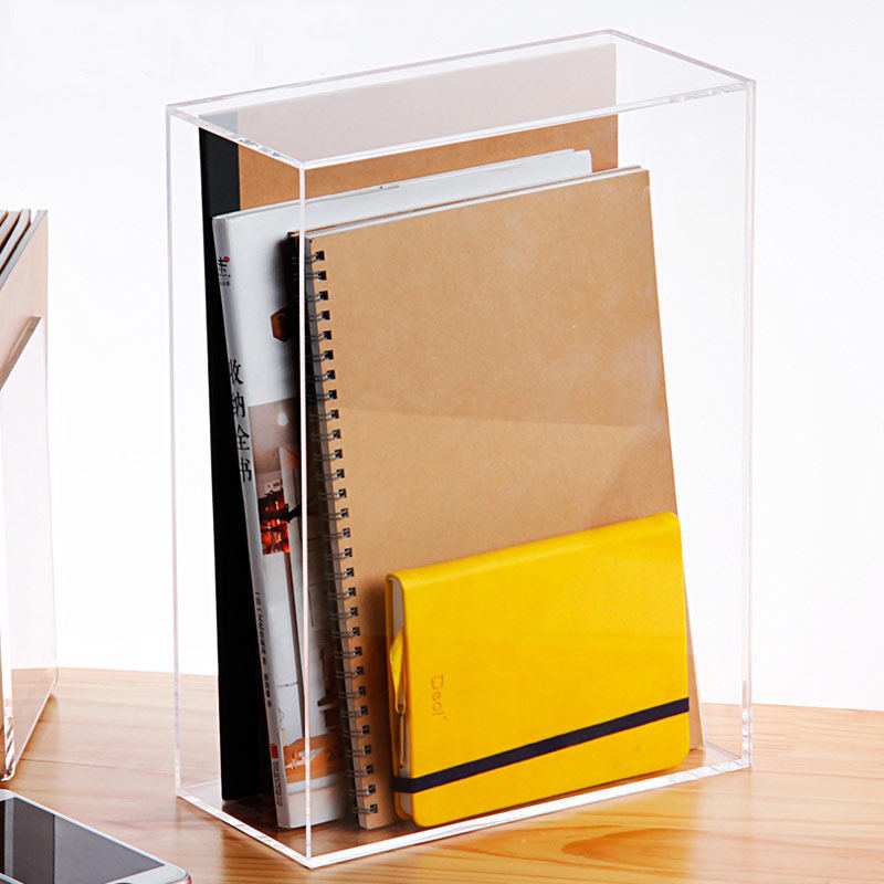A4透明文件书本资料杂志宣传册收纳盒书籍防尘展示证书会展防护罩