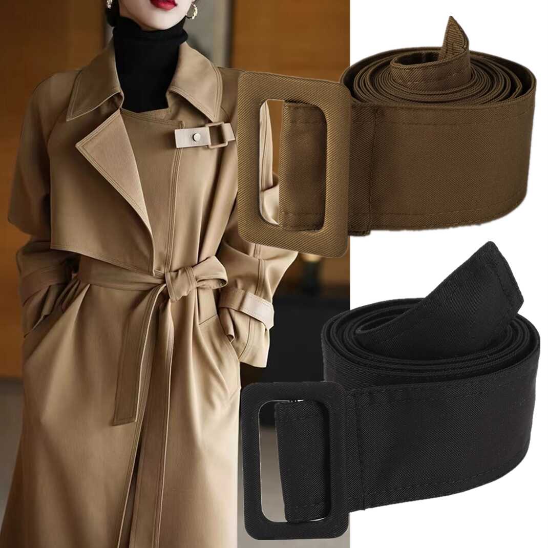 腰带配件女大衣风衣束带经典风衣布绑带简约装饰打结长款收腰束带
