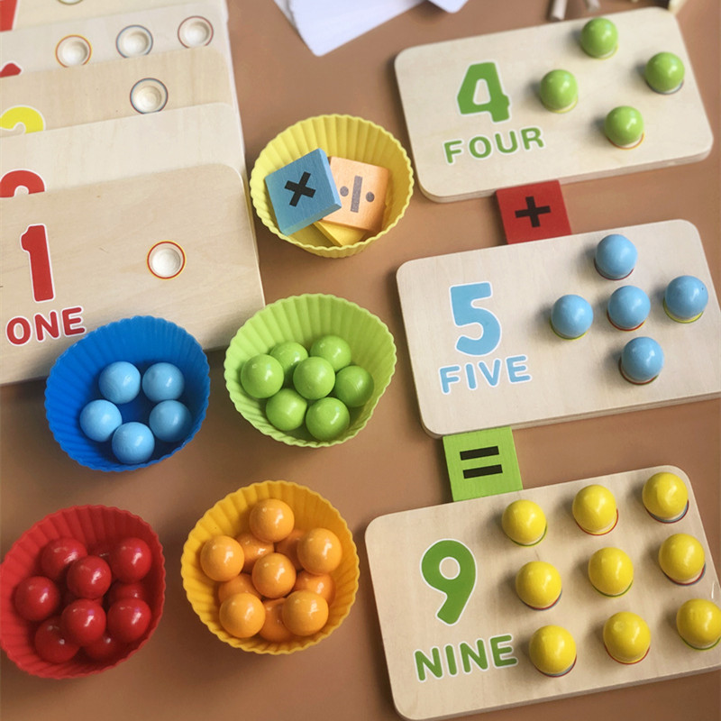 手部精细动作筷子数字认知玩具