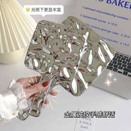 小钰头手持化妆镜便携式