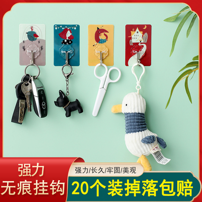 小钰头无痕挂钩亚克力图案粘钩