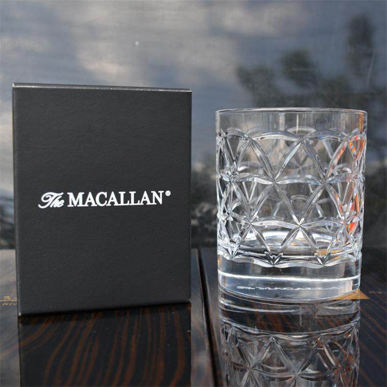 英国MACALLAN麦卡伦单一麦芽威士忌品鉴杯三角纹玻璃洋酒杯水晶杯