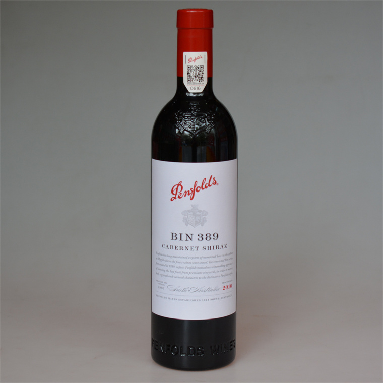 Penfolds/奔富红酒BIN389西拉赤霞珠单支750ml干红葡萄酒原瓶进口