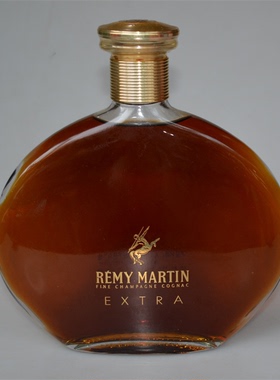 老洋酒收藏Remy Martin人头马远年特级EXTRA干邑白兰地700ml无盒