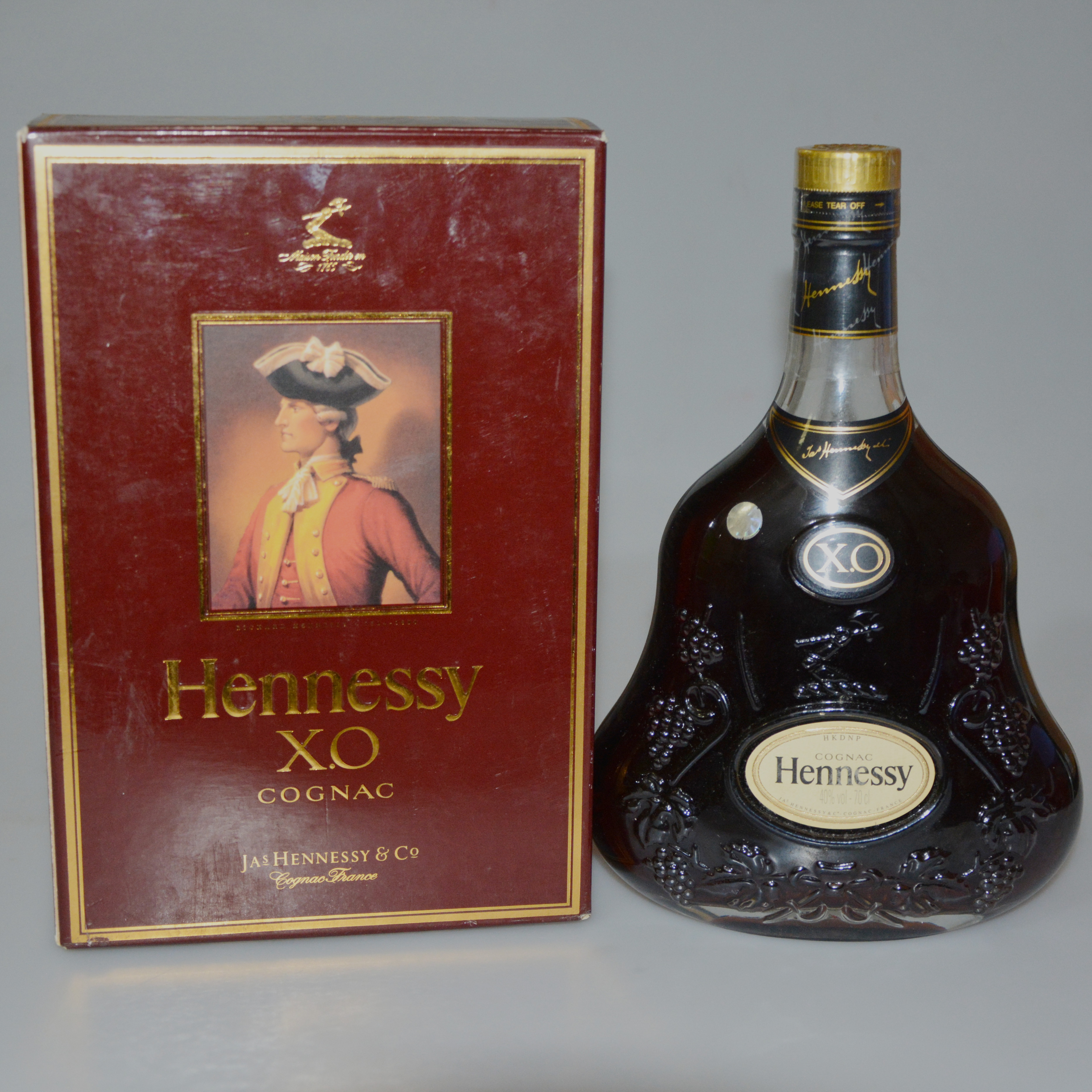 老洋酒收藏 HENNESSY轩尼诗xo干邑白兰地700ml 40度 黄头法国进口 酒类 白兰地/Brandy 原图主图