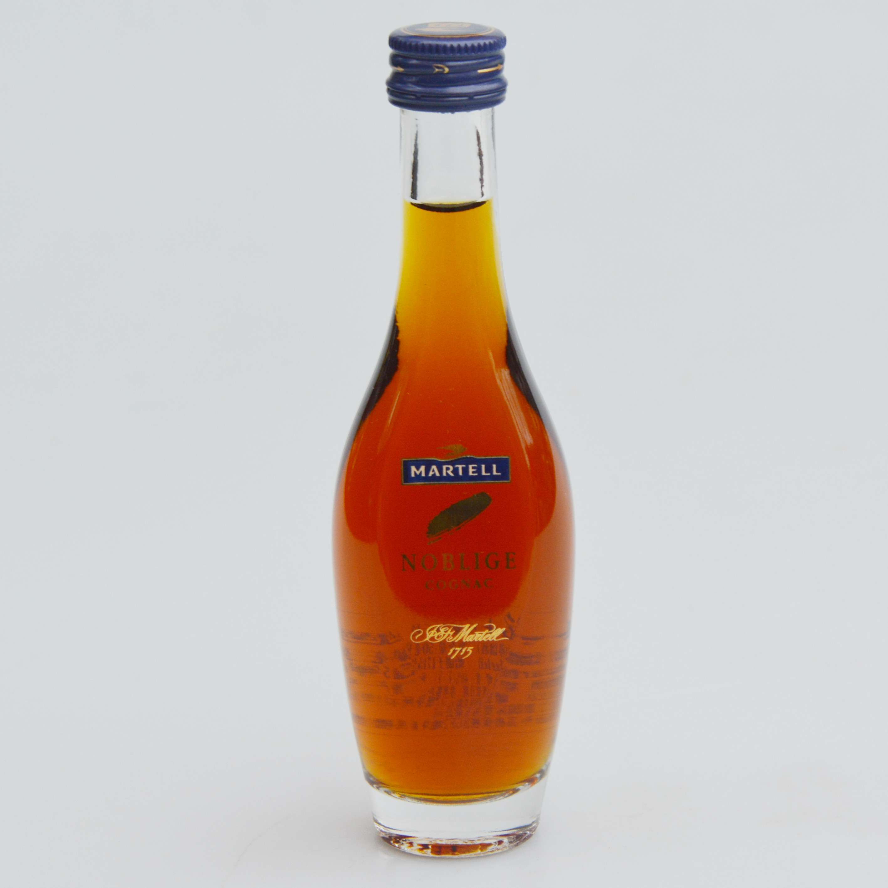 酒版收藏MARTELL NOBLIGE 马爹利名士干邑白兰地 50ML洋酒 羽毛标