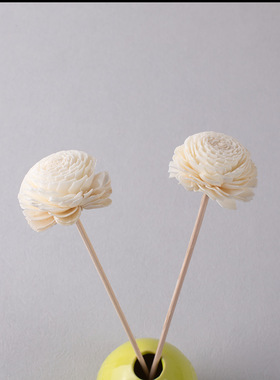 4.5cm无芯菊花无火香薰花朵优质天然扩香20cm装饰家居摆件香香插
