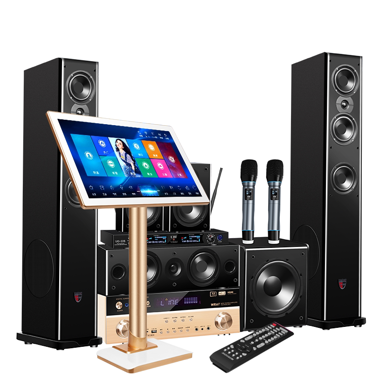 炫宝迪M8 家庭影院ktv音响套装家用 卡拉ok点歌机5.1环绕音箱全套