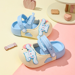 玉桂狗儿童洞洞鞋女童2026新款夏外穿大耳狗玛丽珍凉鞋女孩凉拖鞋