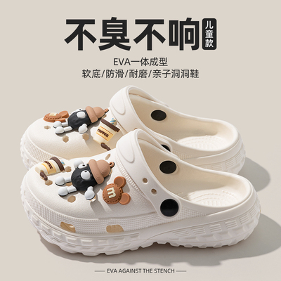 亲子儿童洞洞鞋女童夏