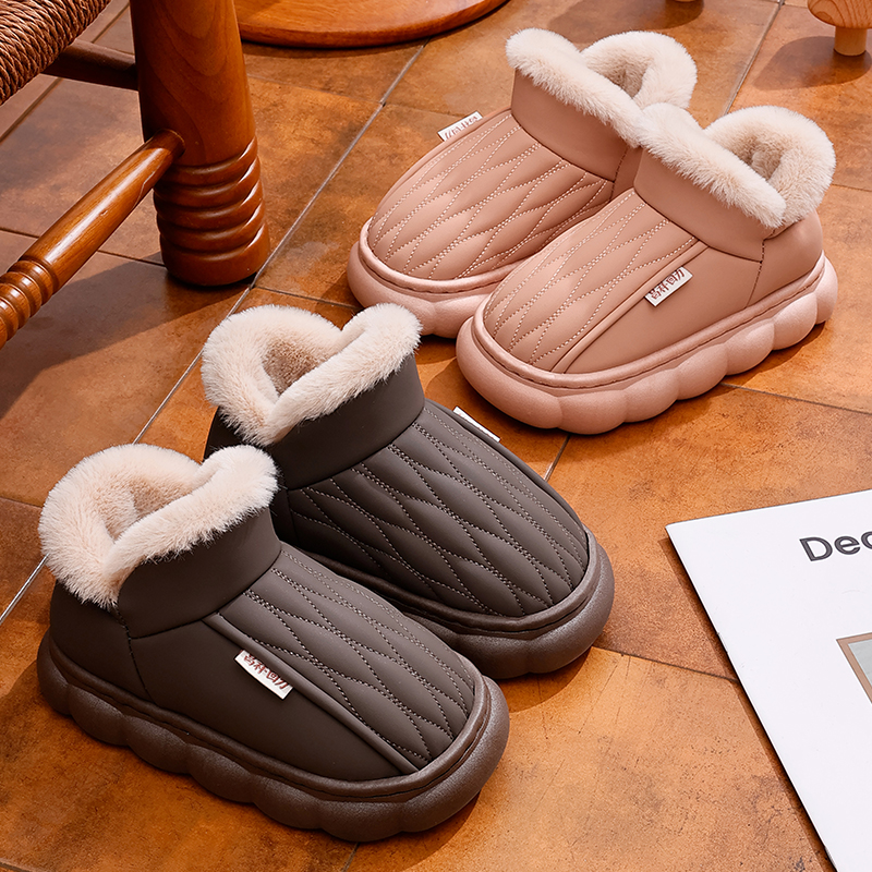 儿童棉鞋男童厚底秋冬季