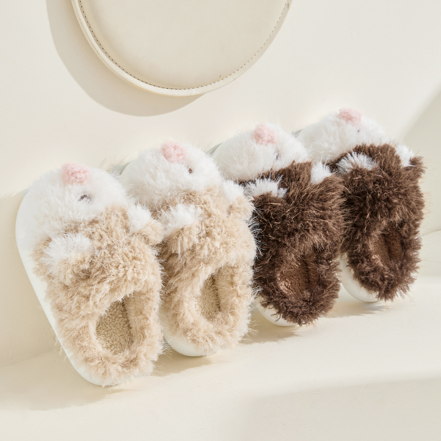 儿童棉拖鞋女童秋冬季2025新款室内家居保暖卡通男童毛毛棉鞋,居家布艺,居家棉拖/棉鞋,淘宝优惠券,粉丝福利购,淘宝优惠卷