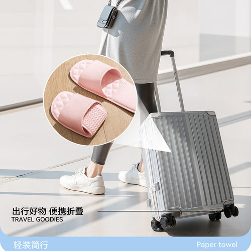 可折叠旅行拖鞋男女款便携游泳2025新款室内家居酒店凉拖情侣