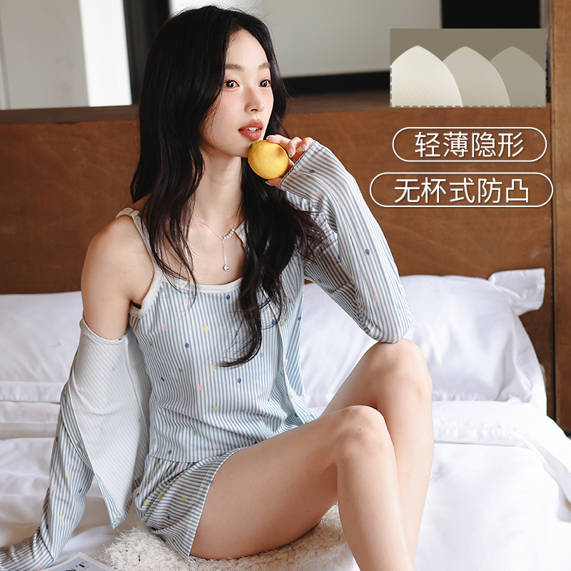 性感吊带睡衣女夏季薄款冰丝螺