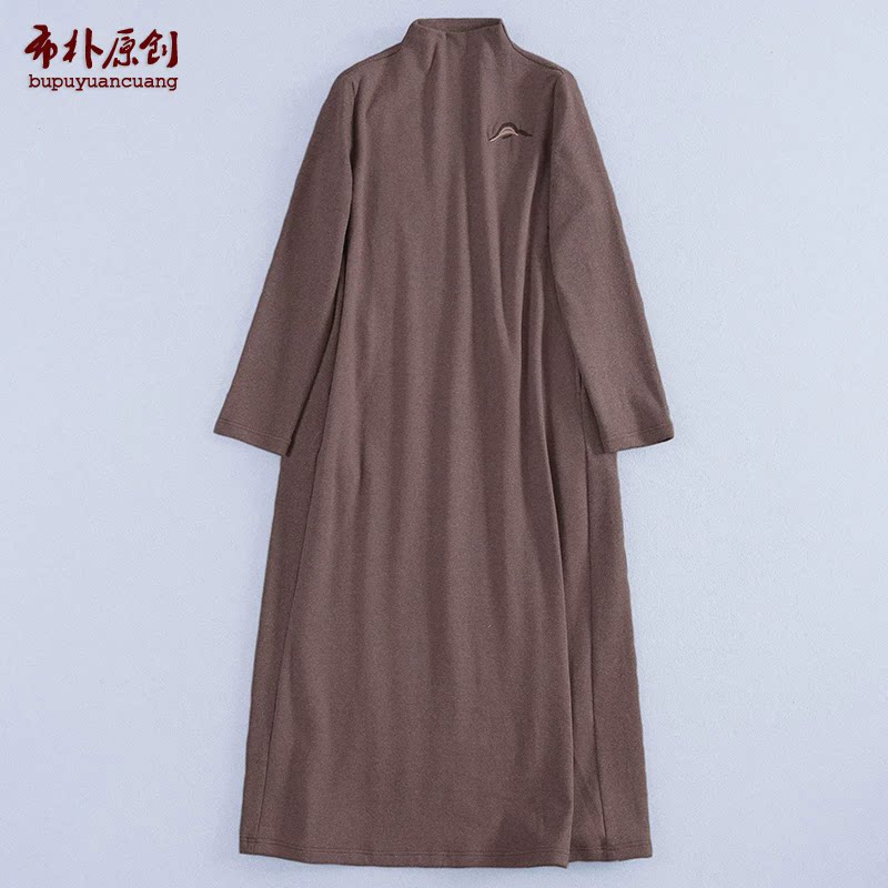 软糯厚实简约休闲长裙