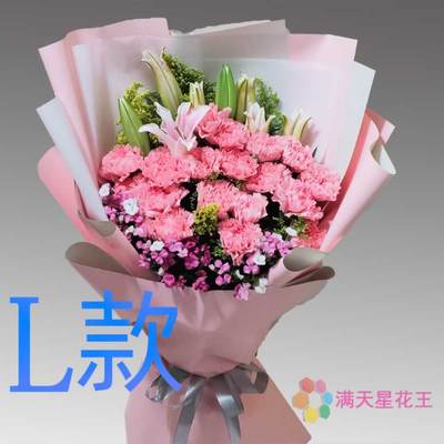 生日康乃馨新疆塔城订花店送花塔城乌苏市额敏沙湾县同城鲜花快递