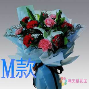 生日周年康乃馨新疆喀什花店送花莎车县叶城县库尔县同城鲜花快递
