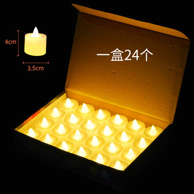 LED电子蜡烛求爱表白装饰道具场景布置创意灯光氛围灯贡品新年灯