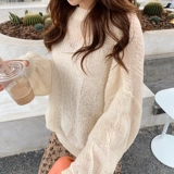Весенний трикотажный свитер для отдыха, коллекция 2022, в корейском стиле, в западном стиле