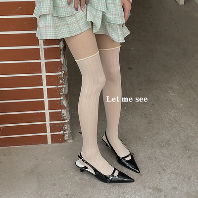 LETMESEE显瘦拼接丝袜