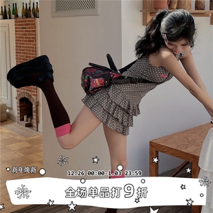 百搭撞色拼色棉小腿袜柔软舒适堆堆袜纯色显瘦 SEE LET