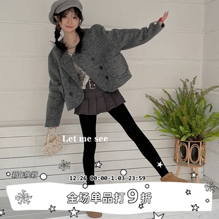 微压加厚薄绒黑色连裤 SEE 袜秋冬保暖百搭瘦腿打底袜 LET